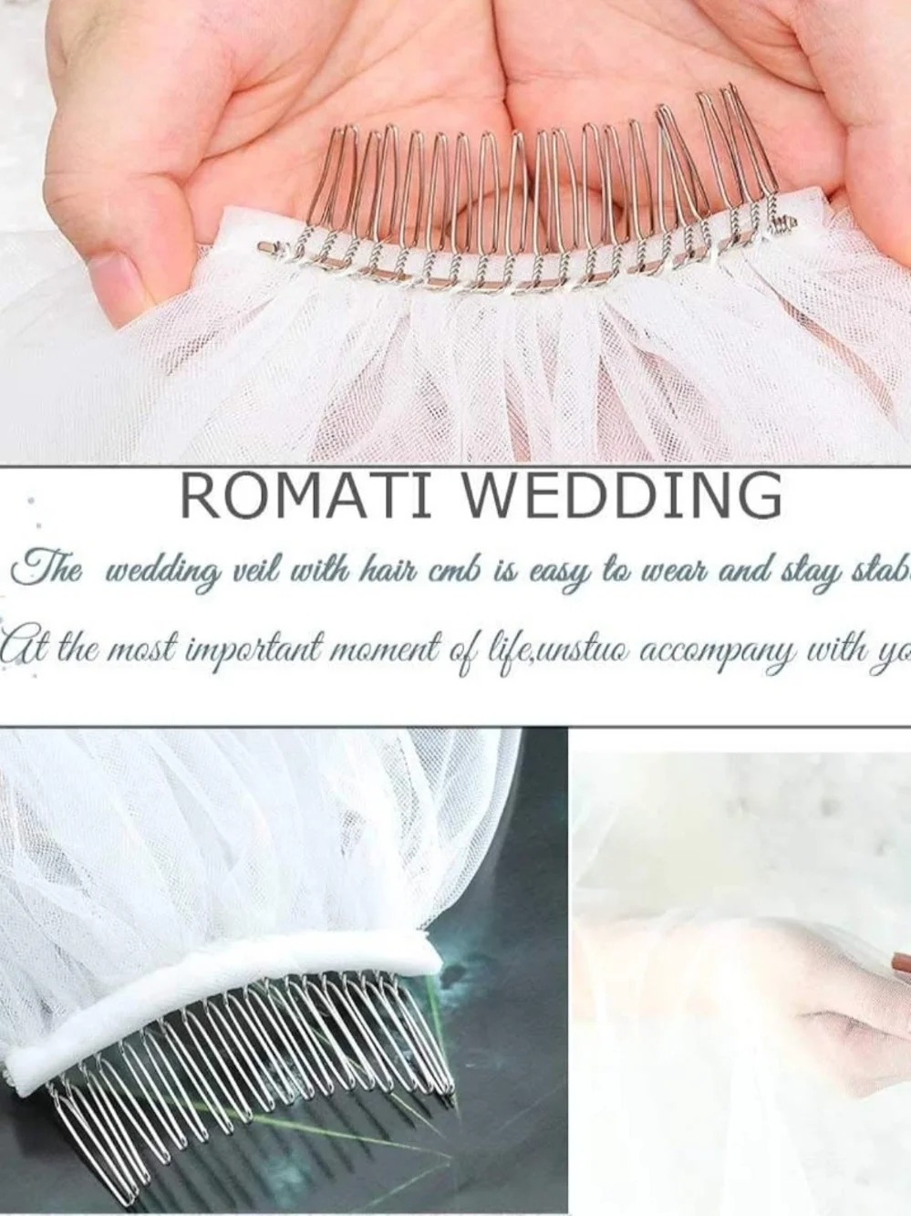 White Cathedral Length Bridal Veil